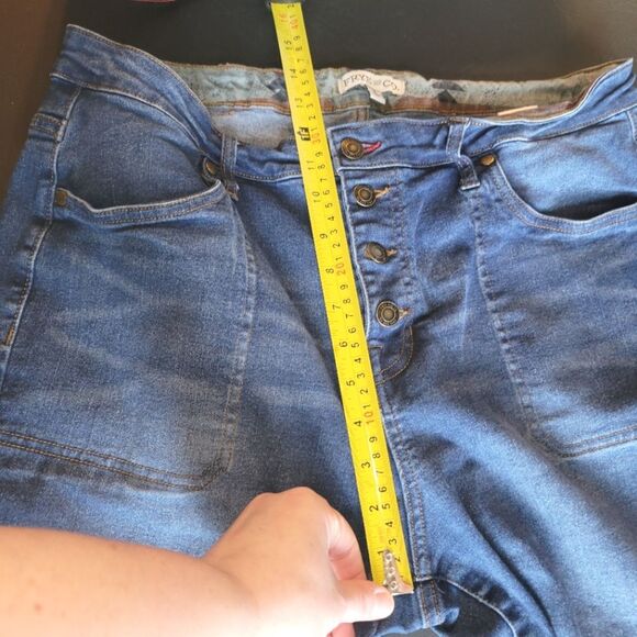 Frye High Rise Button Fly Bootcut Flare Jeans 16 - Picture 7 of 9